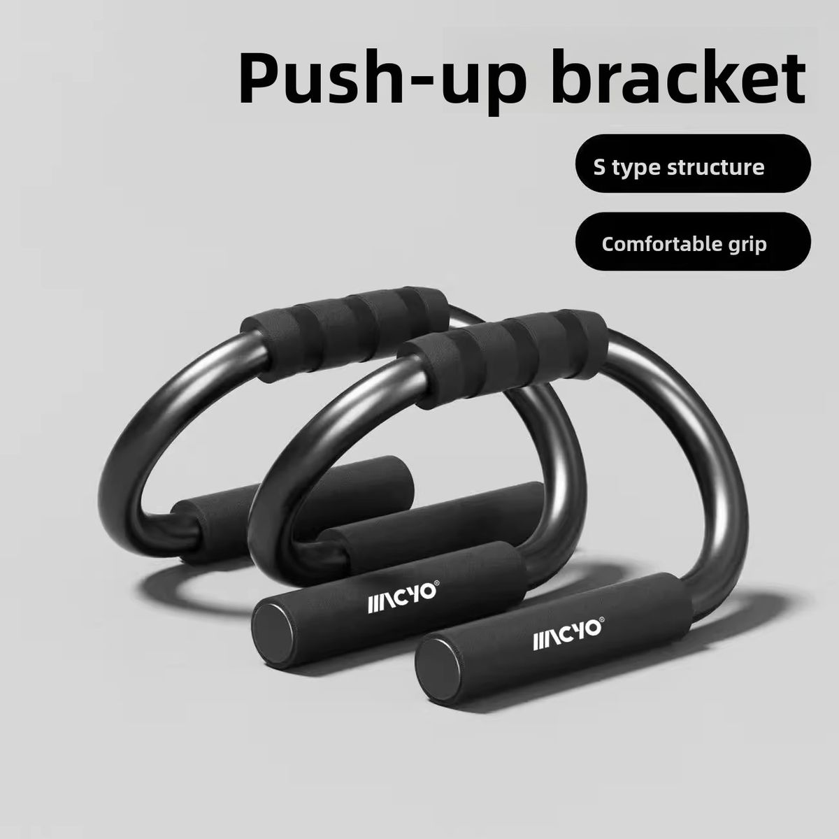 Multifunktionales Trainingsbrett für Erwachsene, faltbares Liegestützgestell, Brustmuskeltrainer, Plankenunterstützung_voghion.com