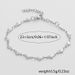 Fashion Simple Trendy Stainless Steel Heart-Shaped Handmade Non-Fading Anklet Foot Jewelry For Women_voghion.com