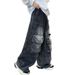 Jeans elasticizzati per bambini e bambine, per mamma e bambini - Pantaloni casual comodi ed eleganti con elastico in vita (120-170 cm, vari colori)_voghion.com
