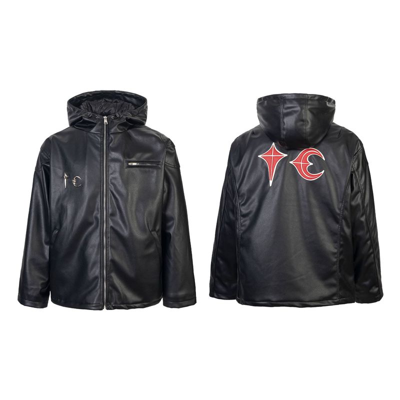 Tintura di marchi di moda di strada, realizzazione di vecchie spalline, vestiti in cotone per motociclisti, cappucci in pelle da uomo e da donna alti_voghion.com