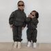 Boys' Casual Sweater Set – Warm Cotton Hoodie & Jogger Pants For Autumn & Winter (Ages 3-8, Brown/Khaki/Gray)_voghion.com