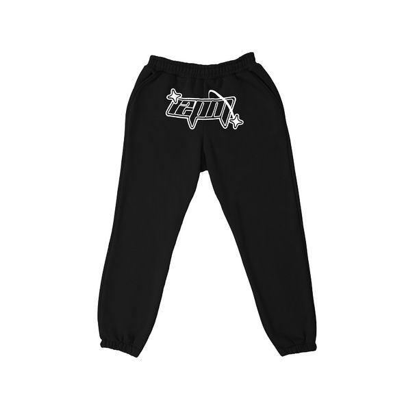 Férfi ruházat Divatos márkájú betűs hímzésű laza pulóver Hip Hop utcai viselet férfi és női pulóver szett alkalmi felsők_voghion.com