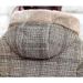 Abrigo de lana a cuadros de invierno para mujer con capucha de piel sintética: abrigo cálido de longitud media, forro polar grueso, corte holgado (tallas S-XXXL, tartán clásico)_voghion.com