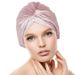 Europese en Amerikaanse stijl dubbele laag kruis twist slaap bad schoonheid make-up zijden hoofddoek haarverzorgingsmuts_voghion.com
