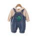 Mutter & Kinder Kinderkleidung Jungen Kapuzenpullover Zweiteiliger Anzug Kinder Frühling und Herbst Overall Anzug_voghion.com