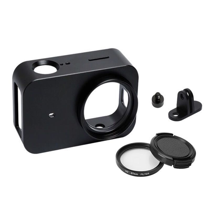 37mm UV Filter Lens Aluminum Alloy Protective Case Frame For Xiaomi Mijia Yi 4K Mini Sport Action Camera Cover Mount Housing_voghion.com
