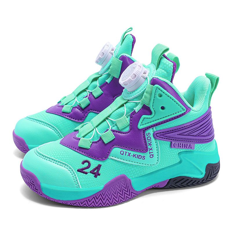 Mother&Kids Kids' basketball shoes Boys' sneakers Leather-faced boys' sneakers_voghion.com