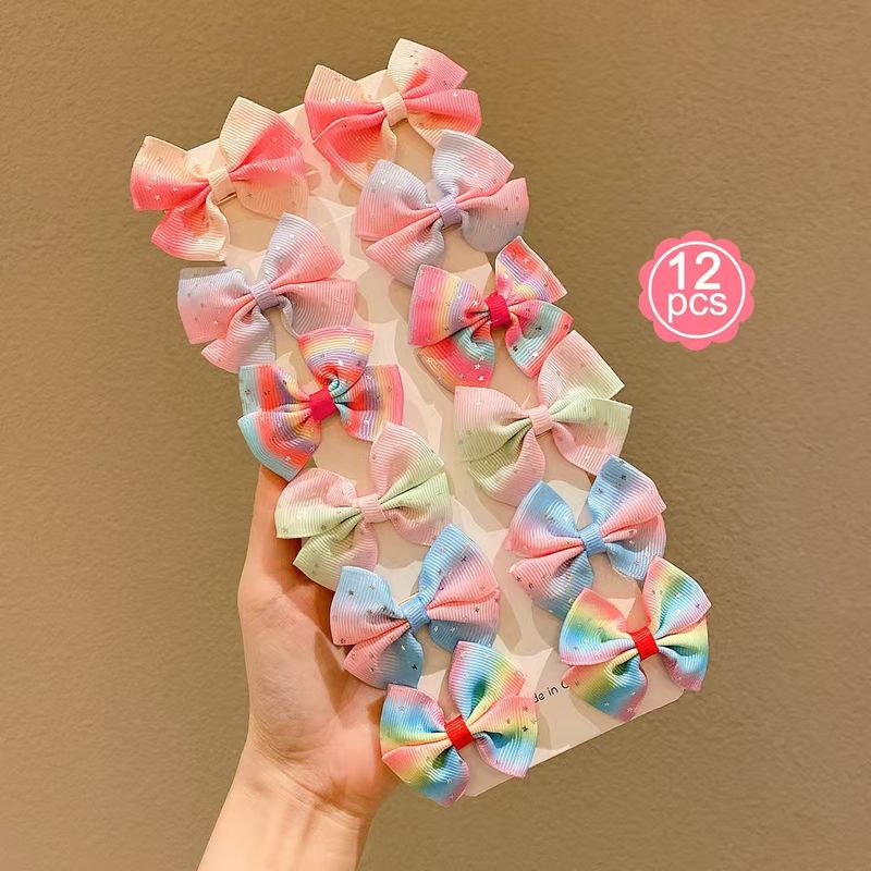 Mother & Kids Children's Hairpin Cute Princess Lady Baby Hair Flower Bow Girl Hairpin Hair Accessory Headdress_voghion.com