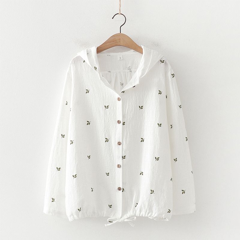 Feuilles fraîches de style japonais en vrac tout coton Artsy_voghion.com