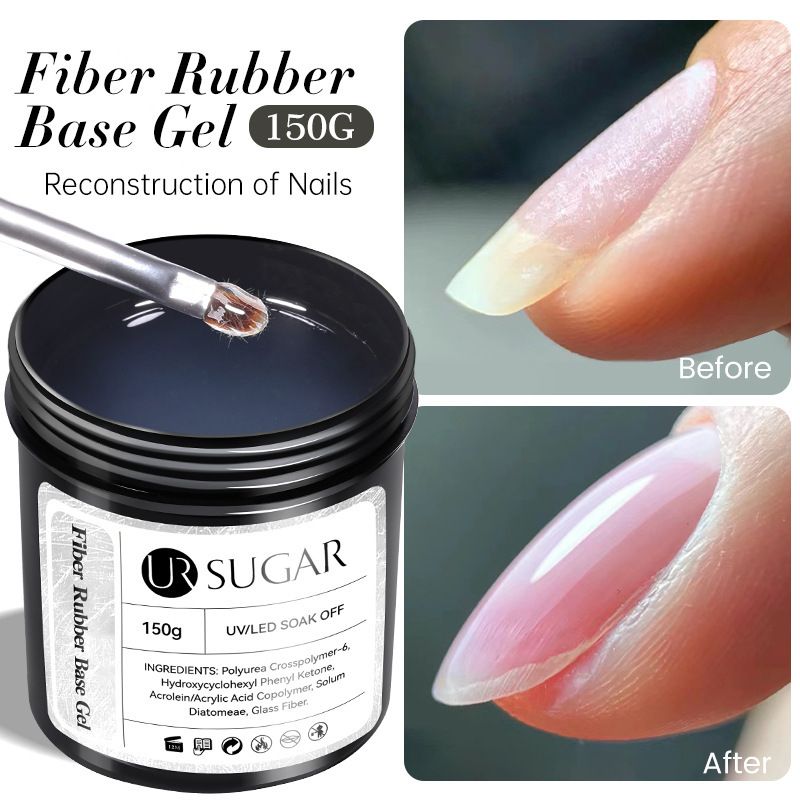 Nail Glue Glass Fiber Repair Rubber Primer Transparent Fiber Nail Repair Primer Construction Primer_voghion.com