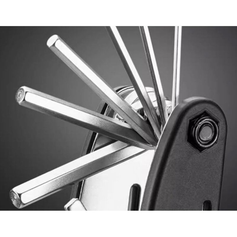 Bicycle Repair Tools Hexagon Folding Combination Wrench 16-in-1 Multi-Function Screwdriver Set_voghion.com