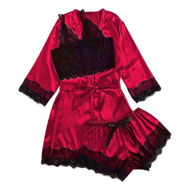 Lenjerie sexy pentru femei, haine de casă din dantelă tentantă sexy_voghion.com