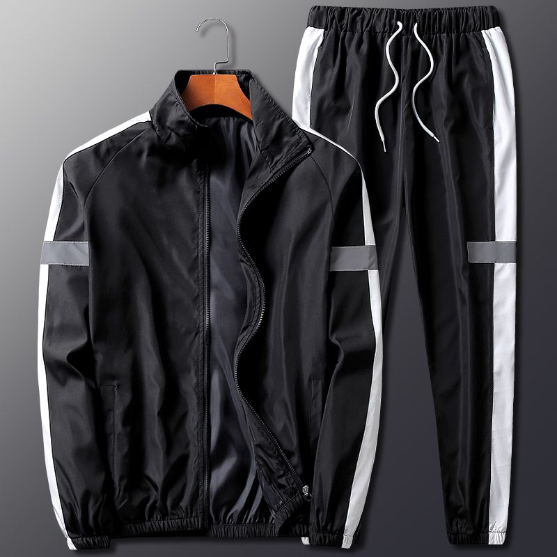 2 stks Mannen Trainingspak Hoodie Tops Joggers Broek Trainingspak Set Mannelijke Running Jogging Sportkleding Hooded Broek Heren Zweet Pak_voghion.com