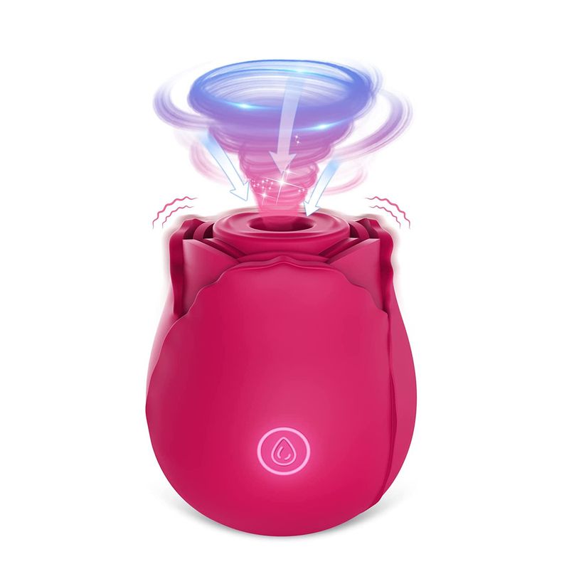 Rose Toy Dildo Vibromasseur Poussant Pour Femmes Oeuf Clitoris Sucker Stimulateur Langue Léchant Wiggle Adultes Go_voghion.com