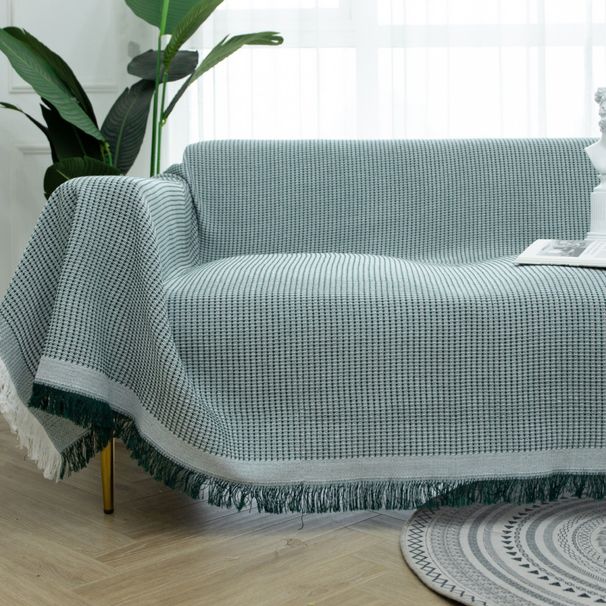 Minimalistische Sofadecke aus Baumwolle – rutschfester Couchbezug in mehreren Größen, wendbarer, dehnbarer Schutz für Wohnzimmer und Bett_voghion.com