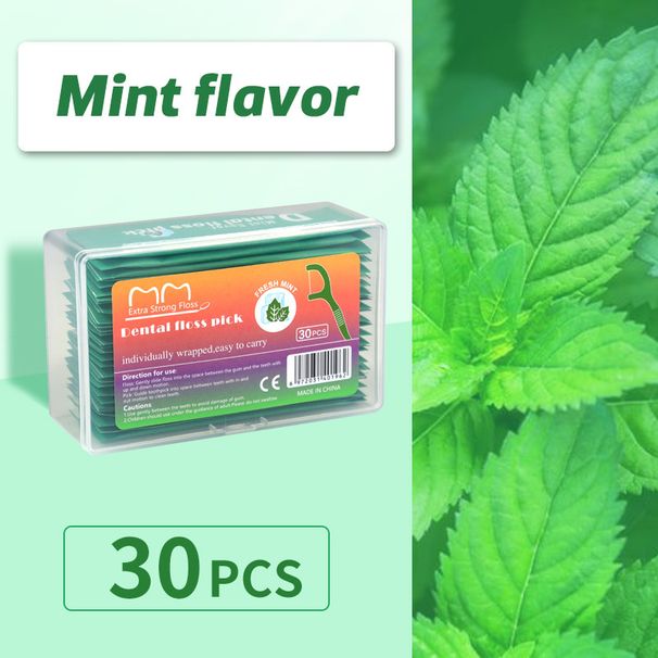 Fruitsmaak tandzijde individueel verpakt 30 stuks ultrafijne tandzijdestokjes individueel verpakt Wegwerp tandenstokers Op voorraad_voghion.com