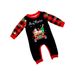 jul Børnetøj tøj voksen familie tøj bil snemand juletræ print hjemmetøj pyjamas_voghion.com