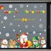 Neuer Weihnachtsmann-Wandaufkleber für Glas, statisch haftend, ohne Klebstoff, AMJ079_voghion.com