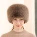 Νέο Fox Fur Grass Φθινοπωρινό χειμερινό ζεστό γλαστράκι Προστασία αυτιών Γλυκό και μοντέρνο μοντέρνο γυναικείο καπέλο εξωτερικού χώρου Κορέας έκδοσης_voghion.com