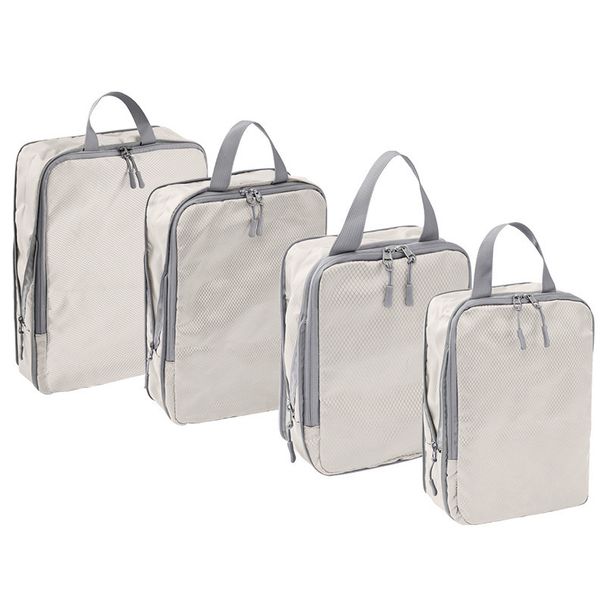 New diamond shaped compressed bag for business travel, classified storage of travel clothing, toiletries set_voghion.com