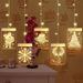 3D Christmas Hanging Lights With Remote Control, 2M LED String Lights For Indoor Decoration, Snowman & Reindeer Design_voghion.com