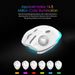 F-33 Ergonomic Trackball Mouse, Bluetooth/2.4G Wireless, 4800DPI, 8 Buttons, Rechargeable, For Office/Design_voghion.com