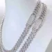 Pass Diamond Tester Iced Out Vvs Moissanite Sterling Sier 10mm Cuban Link Chain_voghion.com