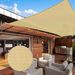 13'x19' Rectangle Sun Shade Sail/beige_voghion.com