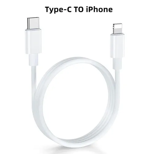 66W PD Hızlı Şarj Kablosu Tip C'den IOS Kablosuna iPhone Şarj Cihazı ve Tip C'den Tip C'ye Hızlı Şarj Huawei Samsung Xiaomi Cep Telefonu_voghion.com