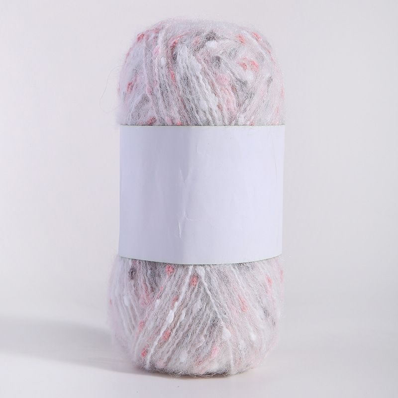 Fire de fasole, fire de eșarfă, lână, mohair colorat, țesut manual, DIY, curcubeu, ping-pong, fire mixte, fire de tricotat pentru cupluri_voghion.com