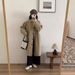 Women's Clothing Women's Clothing 2024 Simple Korean Retro Clean Version Turn-Down Collar Single-Breasted Loose Casual Coat F_voghion.com
