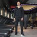 Traje deportivo LazyZoom para hombre, conjunto para correr, ropa de entrenamiento físico, cárdigan de talla grande, chaqueta deportiva_voghion.com