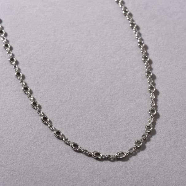 Gioielli da donna, elegante collana ovale a forma di O lunga a strati, collana con ciondolo geometrico minimalista per donna, dichiarazione di moda in oro e argento_voghion.com