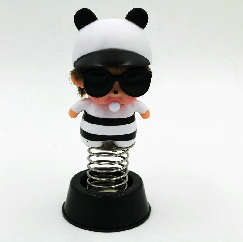 Korean sunglasses spring seat, Munchki DIY car air outlet decoration pendant, ladies' keychain gift_voghion.com