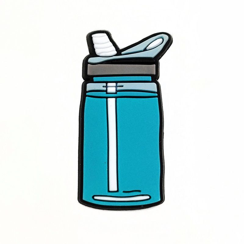 Cute Blue Series Shoes Flower Shoe Buckle Soft Glue DIY Personality Cartoon_voghion.com