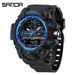 Stylish Unisex Digital Sports Watch With Dual Time, Alarm, Waterproof & LED Backlight - Perfect For Daily Wear, Workouts & Outdoor Adventures_voghion.com