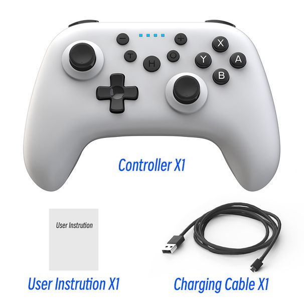 DATA FROG Suitable For Switch/lite/OLED Wireless Bluetooth Game Controller T30 Six Axis Wake-up NFC_voghion.com