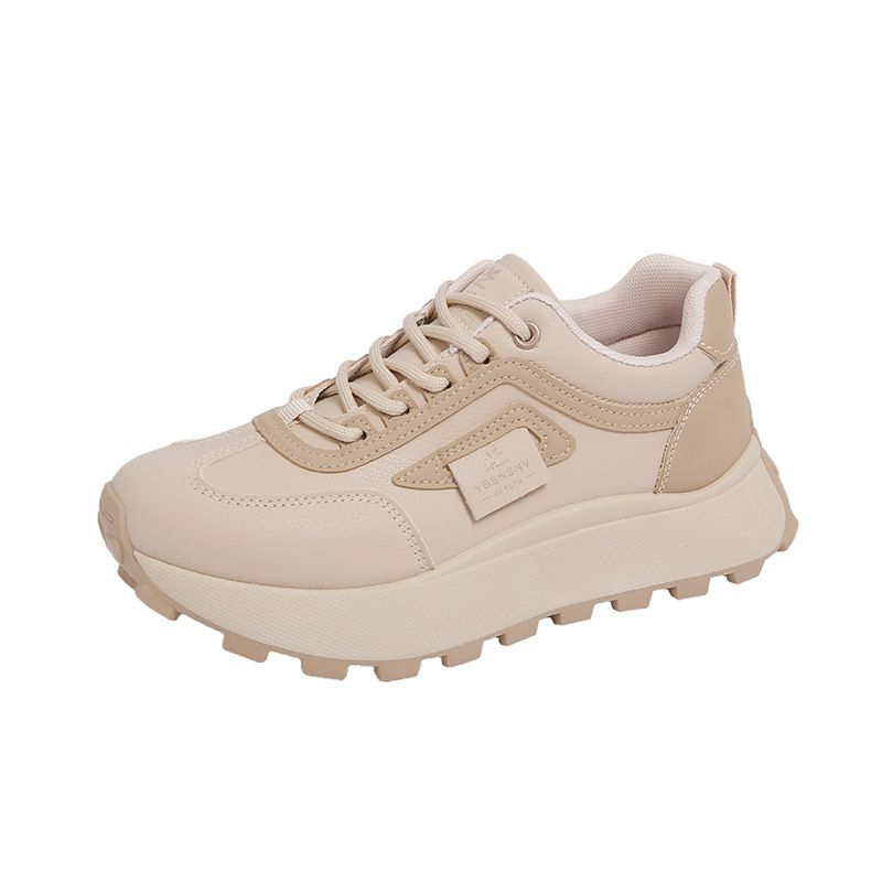 Ins Koreanische Version Neue Papa Für Frauen 2025 Frühling Student Sport Läuft Casual Schuhe Mit Dicker Sohle Erhöht Durch 2F25_voghion.com