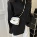 Squisita mini borsa a tracolla da donna, modello 2025, nuova, di alta qualità, alla moda, versatile, con catena trapuntata._voghion.com