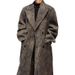 Trench oversize unisex – Lungo e minimalista in misto lana franco-coreano (80-100 cm) – Spolverino Lazy Chic con bottoni per coppie (M-3XL, grigio)_voghion.com