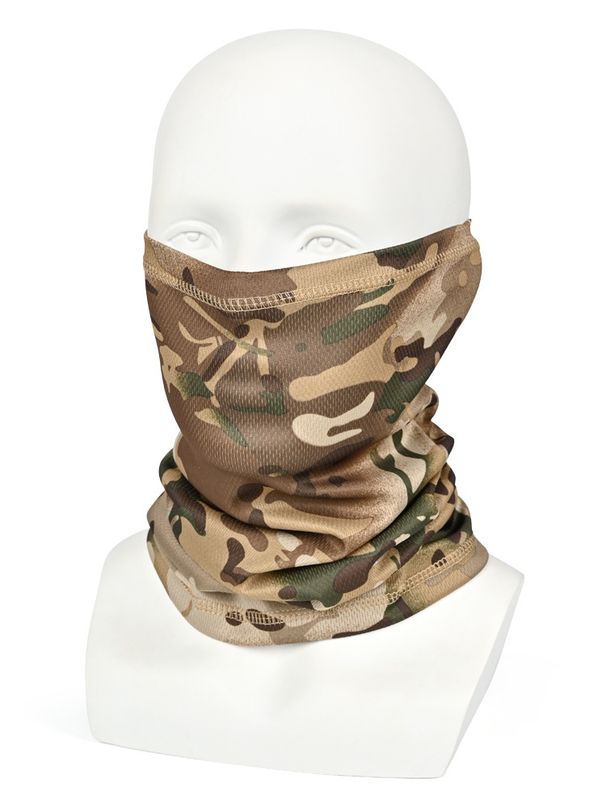 Summer Ice Silk Gaiter Integrated Breathable Neck Cover Men Outdoor Camouflage Fishing Sun Protection Cycling Mask_voghion.com