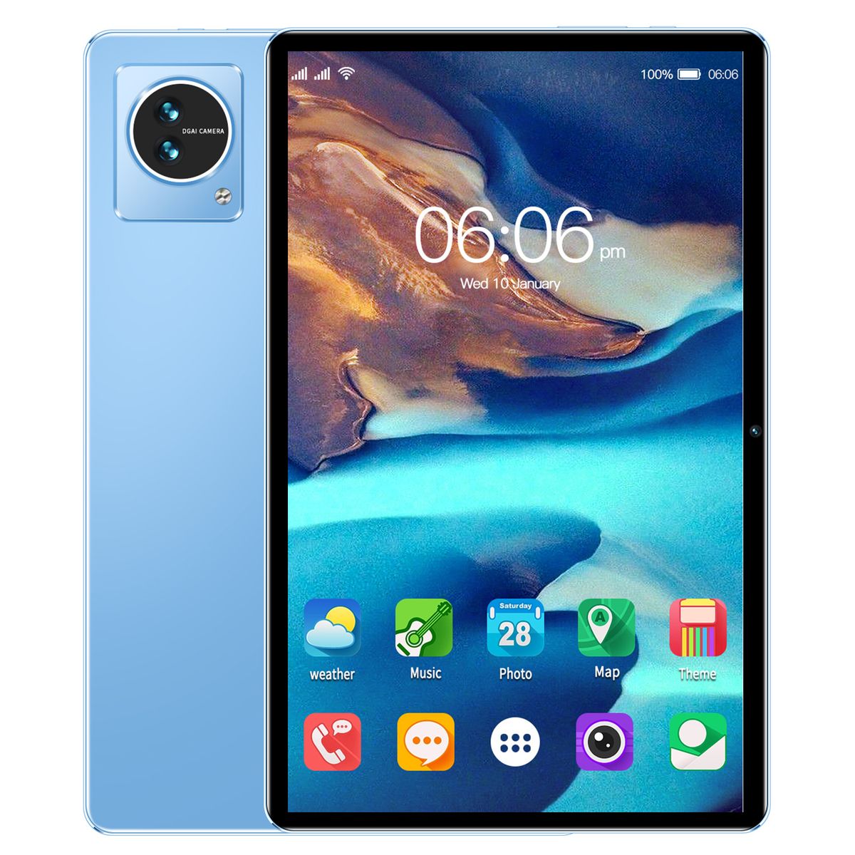 Neuer 10-Zoll-Tablet-Computer, hochauflösender Bildschirm für Geschäftsbüros, einsteckbare Karte, Karte, Dual-Standby_voghion.com