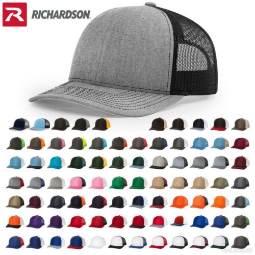 Richardson 112 Cappello da camionista Snapback Cappello in bianco Cappello da camionista in meshback - OSFM_voghion.com