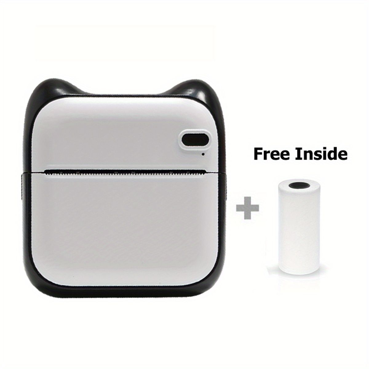 Mini foto pisač za iPhone/Android, prijenosni termalni foto pisač od 1000 mAh za poklon bilješke za učenje, posao, fotografija, slika, podsjetnik_voghion.com