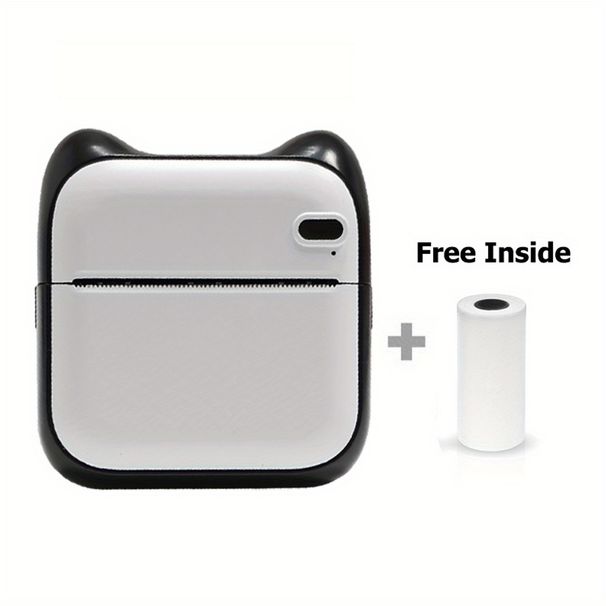 Mini foto pisač za iPhone/Android, prijenosni termalni foto pisač od 1000 mAh za poklon bilješke za učenje, posao, fotografija, slika, podsjetnik_voghion.com