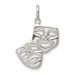 Sterling Silver Comedy/Tragedy Charm_voghion.com