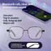 Smart Bluetooth Glasses GS11 With Photochromic Lenses, Magnetic Charging, Lightweight Metal Frame For Work & Outdoor_voghion.com