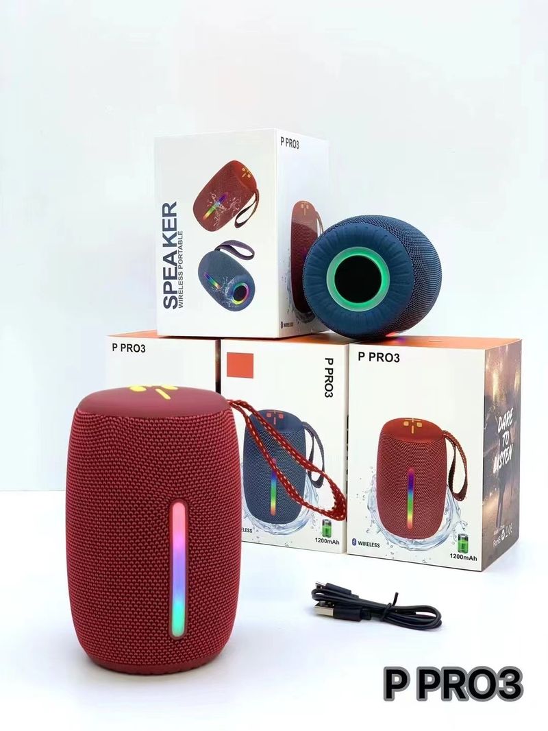 New P PRO3 Bluetooth Speaker Outdoor Mini Home Card Portable Subwoofer_voghion.com