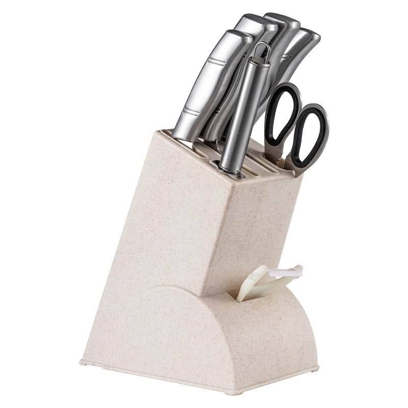 Stainless Steel Hollow Handle 8-Piece Kitchen Household Chef Meat Cutting Vegetable Fruit Multi-Purpose Knife Set_voghion.com