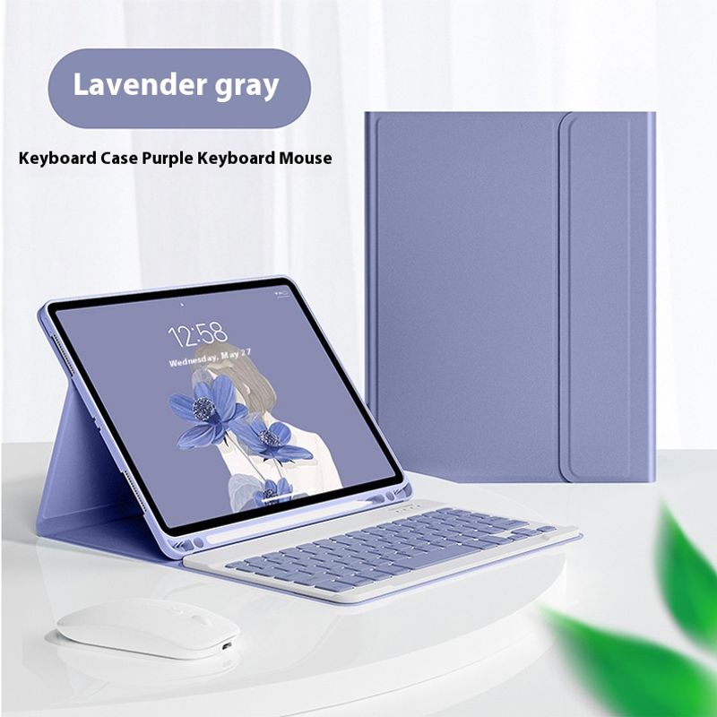 Suitable for Huawei MatePad 11.5S tablet Bluetooth keyboard and mouse case, anti drop protective case_voghion.com